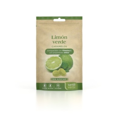 Santé Verte Caramelos Limón Verde 60g