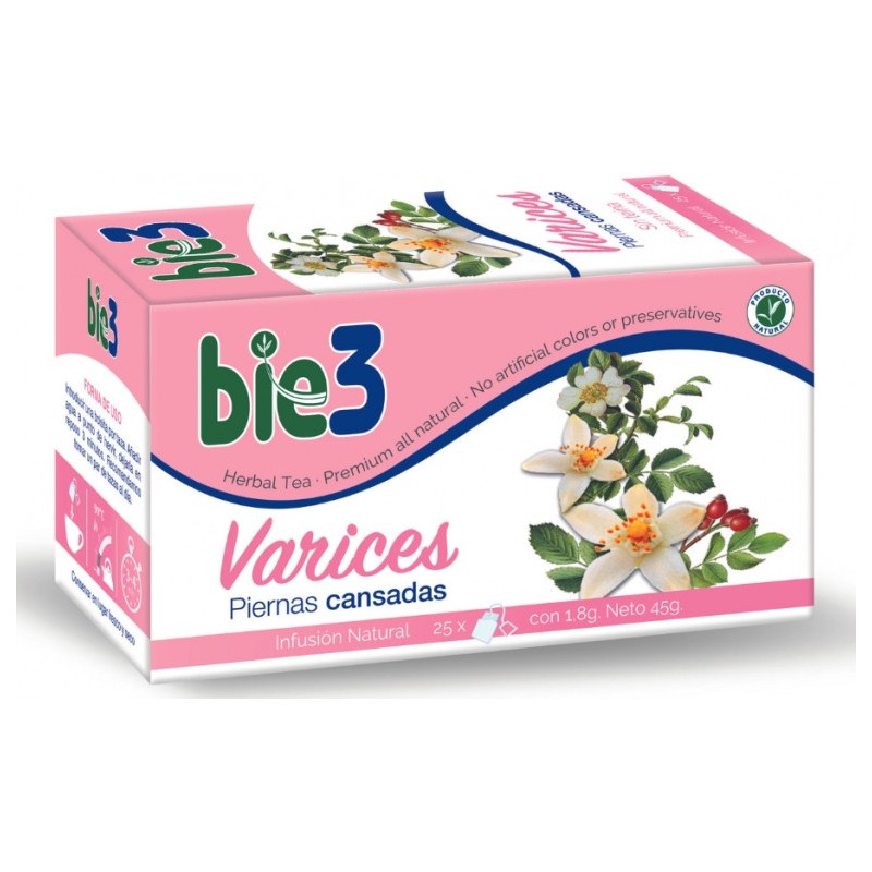 Bio3 Varices Piernas Cansadas 25 bolsitas