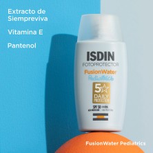 Isdin Pediatrics Fusion Water 50+ 50 ml composicion