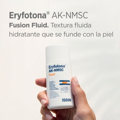Isdin Eryfotona AK-NMSC Fluido SPF 100+ 50 ml textura