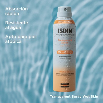 Isdin Transparent Spray Wet Skin SPF 50 250 ml