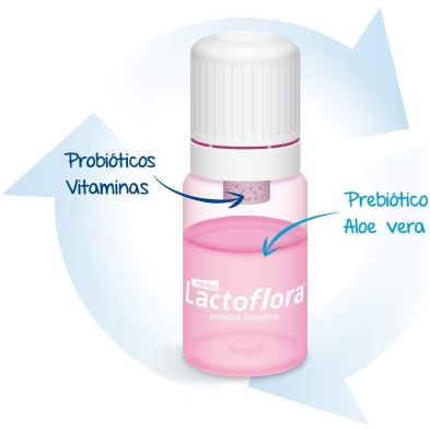 Lactoflora protector intestinal infantil 10 viales sabor fresa