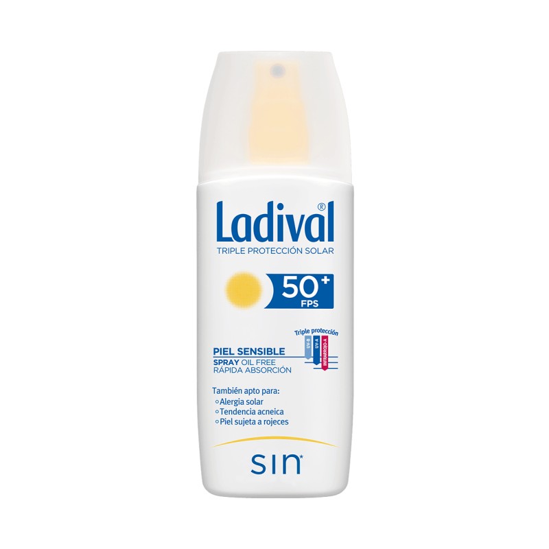 Ladival spray piel sensible o alérgica SPF 50 150 ml
