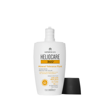 Heliocare 360 Mineral Tolerance Fluid SPF50+ 50 ml tapa