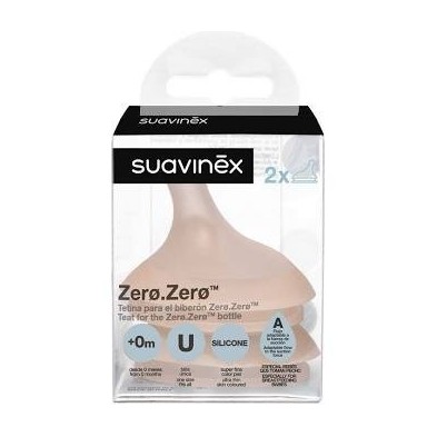 Suavinex Tetina Zero Zero Flujo Adaptable (A) 2 uds tetinas
