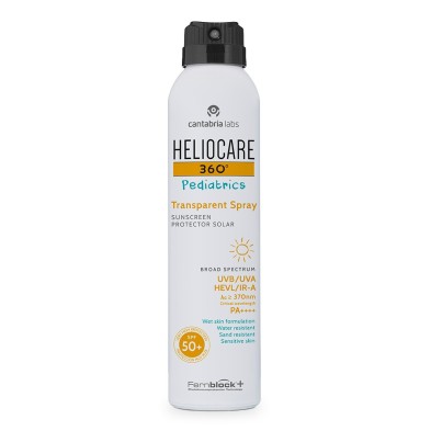 Heliocare 360º Pediatrics Transparent Spray fotoprotector SPF 50+ 200 ml