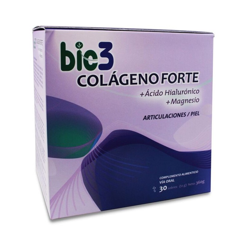 Bio3 Colágeno FORTE + hialurónico 30 sobres