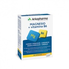 Arkopharma Magnesio y vitamina B6 30 cápsulas