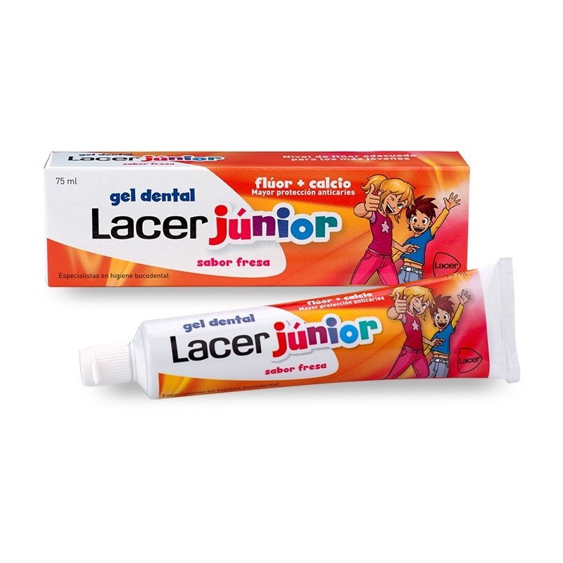 Gel dental fresa Lacer junior 75 ml
