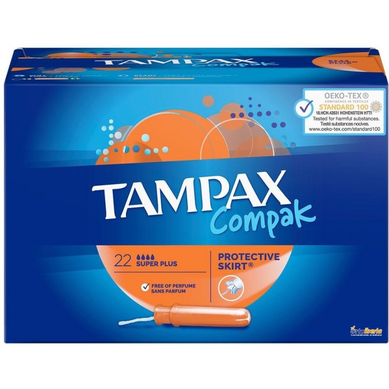 Tampax Compak Superplus 22 tampones