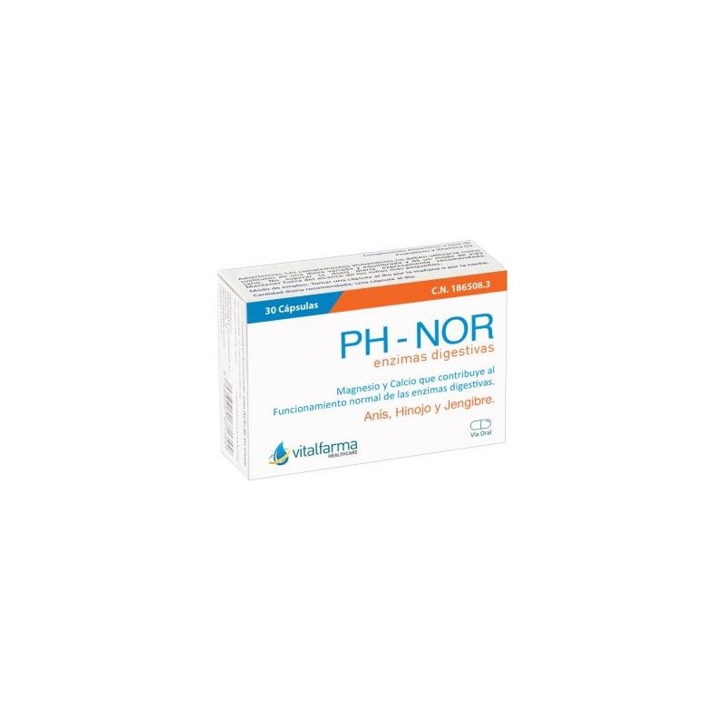 PH-NOR enzimas digestivas 30 cápsulas