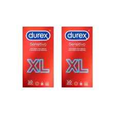 Durex Sensitivo Suave XL duplo 10 unidades
