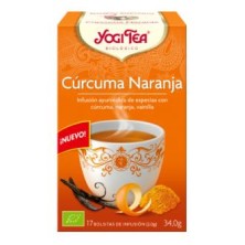 Yogi Tea Cúrcuma Naranja 17 infusiones