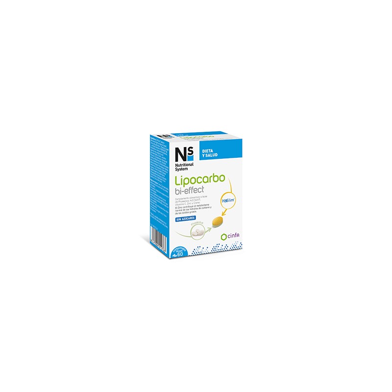 NS Lipocarbo bi-effect 60 comprimidos