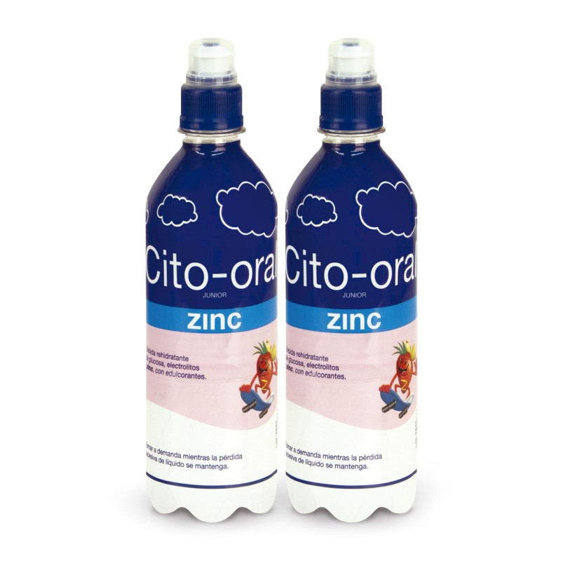 Suero Cito-oral zinc junior 2x500 ml