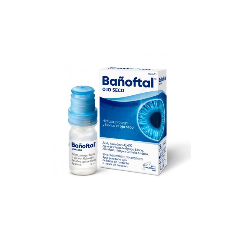 Bañoftal multidosis ojo seco 10 ml