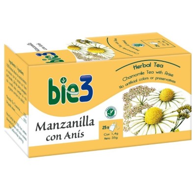Bio3 Manzanilla con Anís 25 bolsitas