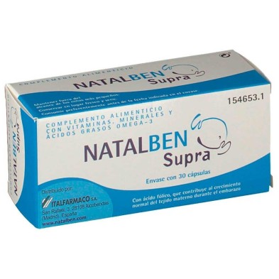 Farmacia Fuentelucha  Natalben Supra 30 capsulas