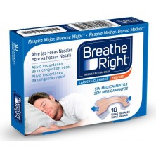 Breath Right tiras clásicas grandes 10 unidades