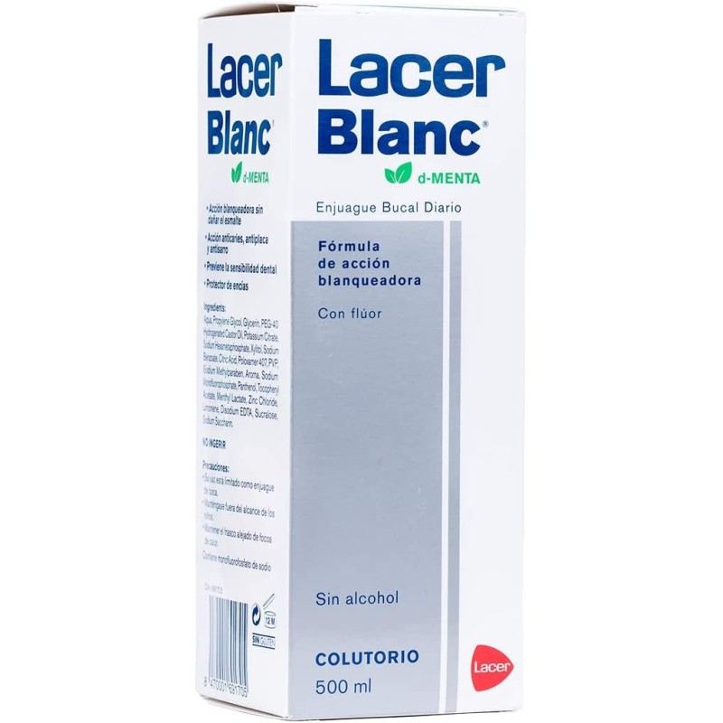 Colutorio Lacer Blanc Menta 500 ml