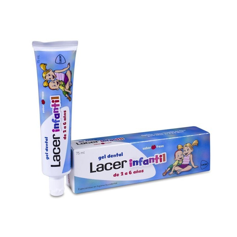 Higiene bucal infantil: Lacer Junior Gel Dental 75 ml Fresa