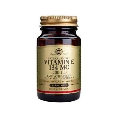 Vitamina E 200UI (134mg) 50 cápsulas blandas SOLGAR