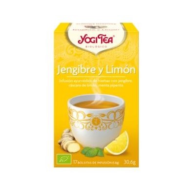 Yogi Tea Jengibre y Limón 17 Infusiones ¡Envío 24h!