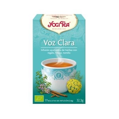 Yogi Tea voz clara 17 infusiones