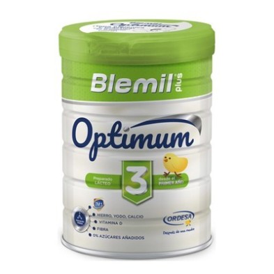 BLEMIL Leche para lactantes que satisface las necesidades nutritivas del  bebe 3 plus optimum l-2x800 gr