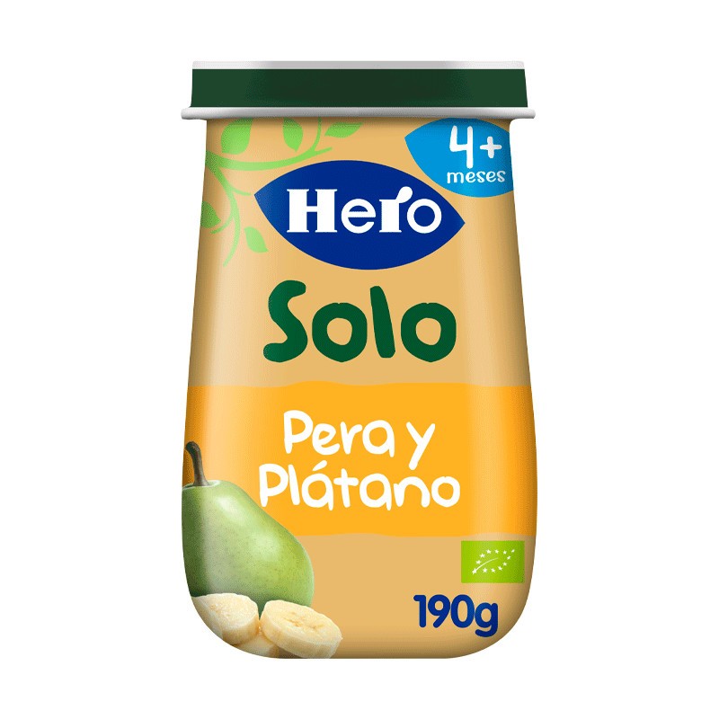 Hero Baby Solo Potito Eco Pera-Platano 190 Gramos Hero