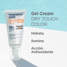 Isdin Gel Crema Dry Touch Color SPF 50+ 50 ml