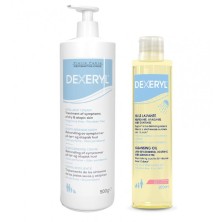 Kit Dexeryl Crema Emoliente 500g + Dexeryl Aceite 200 ml REGALO