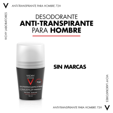 Vichy Homme Desodorante Antitranspirante 50 ml