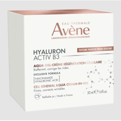 Avène Hyaluron Activ B3 Aqua Gel Regeneradora 50 ml - envase